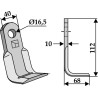 Couteau équerre - AG002745