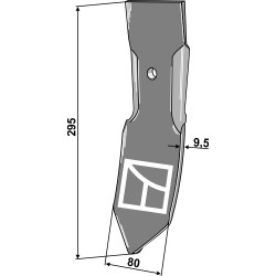 Soc à échange rapide pour déchaumeur - AG003112