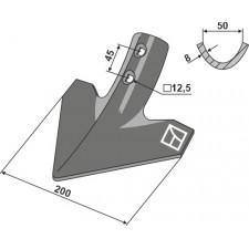 Soc triangulaire 200mm - AG003417