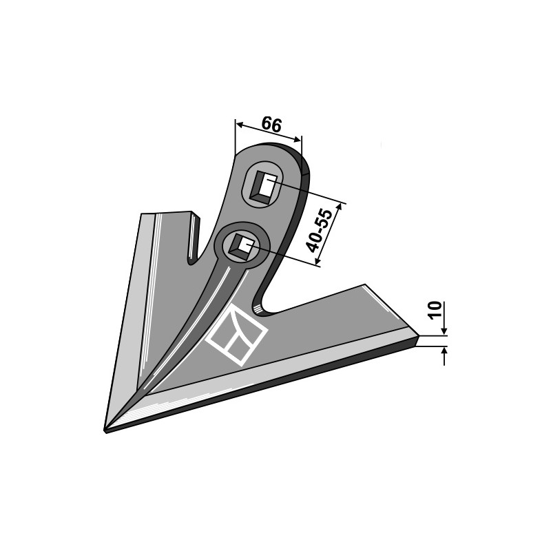 Soc triangulaire "OTMA" 250mm - Vogel u. Noot - PT467