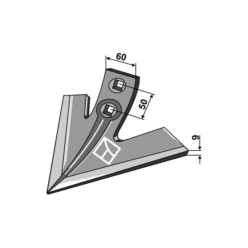 Soc triangulaire "OTMA" 200mm - Vogel u. Noot - PT466