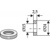 Rondelle Ø24x2,5xØ15 - Agrimaster - 1012414