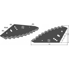 Couteau pour mélangeurs de fourrage - AG013087