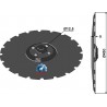 Disque crénelé Ø450 x 5 - Väderstad - 466947