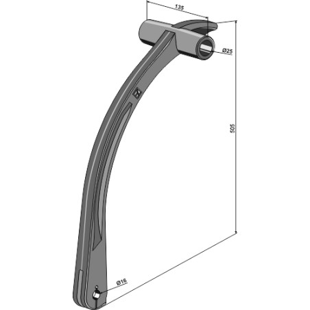 Bras pour recouvreur - John Deere - N143466