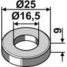 Entertoise Ø25x9xØ16,5 - Agrimaster - AG3000500