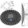 Disque ondulé Ø610x5 - Agrisem - DIS-551