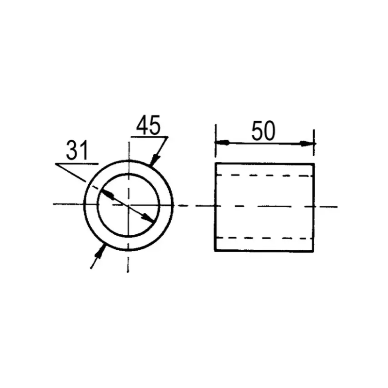 Bague Nylon 45x32x50 Type Krone