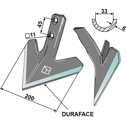 Soc triangulaire - DURAFACE - Pöttinger - 9116-179