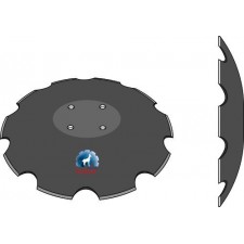 Disque crénelé - Ø510x5 - Lemken - 34910027