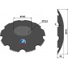 Disque crénelé - Ø510x5 - Lemken - 34910027