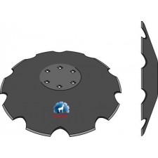 Disque crénelé à fond plat Ø510 - Kuhn - H2203180 - 2234350