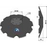 Disque crénelé à fond plat Ø510 - Kuhn - H2203180 - 2234350