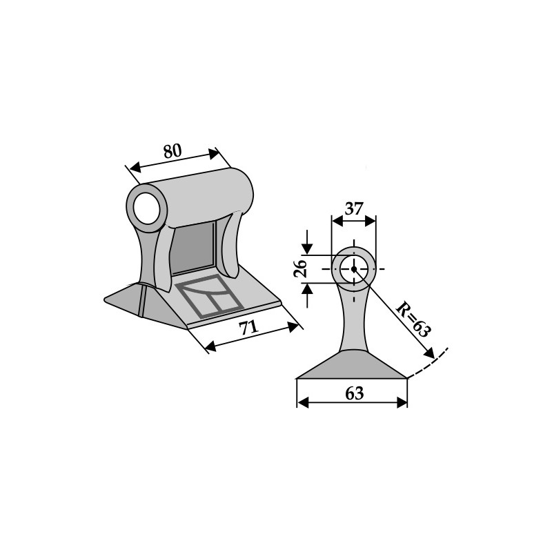 Marteau broyeur - Gilbers - 802-096