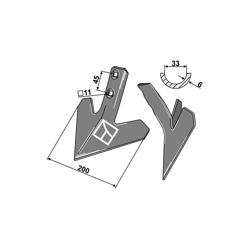 Soc triangulaire - Köckerling Allrounder - 504032