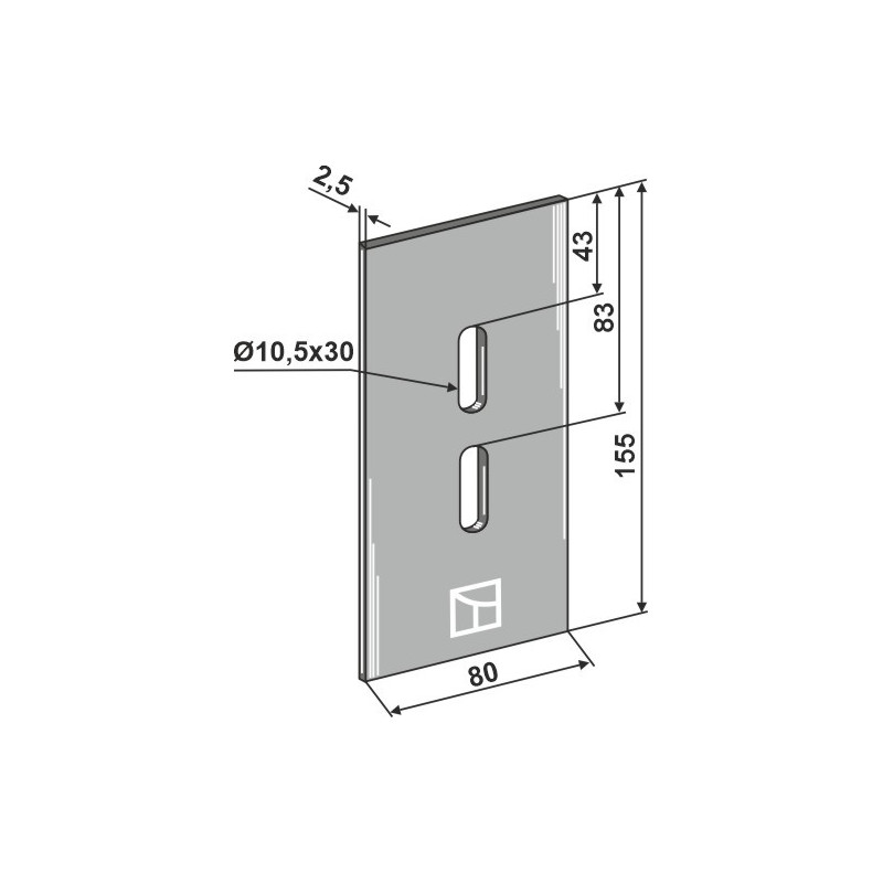 Racloir pour rouleaux packer - Pegoraro - 006567