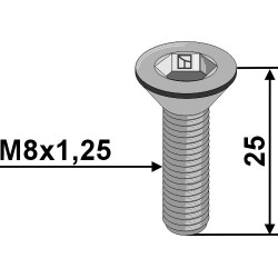 Boulon à six pan creux