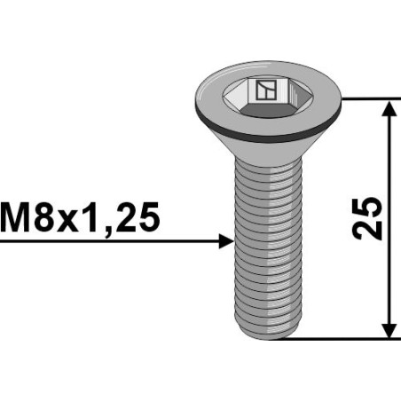 Boulon à six pan creux