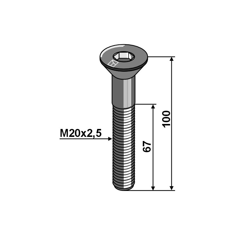 Boulon à six pan creux - Röll - 309265