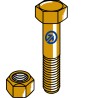 Boulon avec écrou à freinage interne -  5/16''