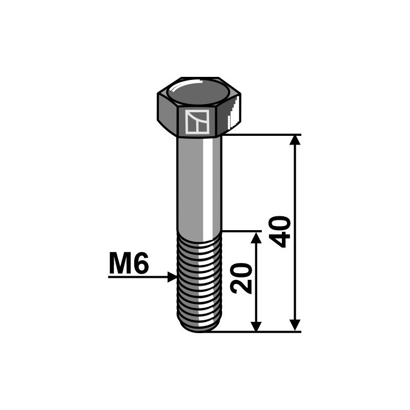 Boulon - M6X40