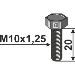 Boulon - M10x1,25