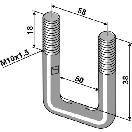 Boulon étrier - M10x1,5