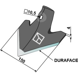 Coeur de bineuse - DURAFACE - Maschio / Gaspardo - G13640360R