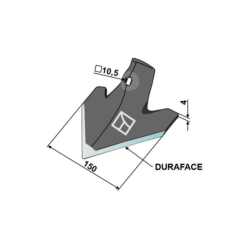 Coeur de bineuse - DURAFACE - Maschio / Gaspardo - G13640360R