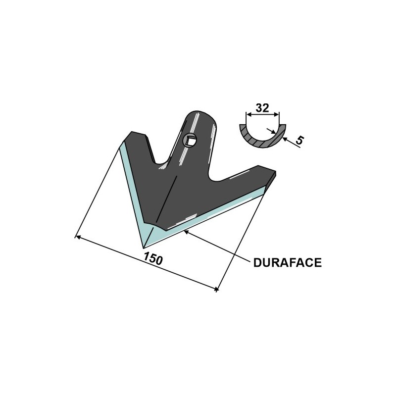 Coeur de bineuse - DURAFACE - Maschio / Gaspardo - G13640360R