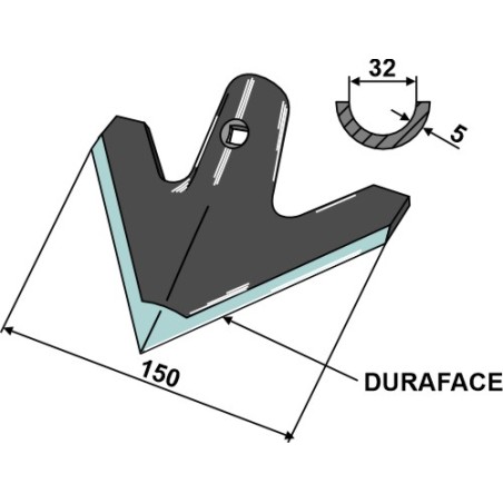 Coeur de bineuse - DURAFACE - Maschio / Gaspardo - G13640360R