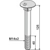 Boulon M14 galvanisé sans écrou - Kuhn - 500531435