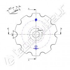 Disque de Déchaumeur Huard 610X4,5