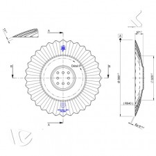 Disque de Déchaumeur Mulcheur Agrisem 560x5 - DIS-552