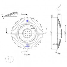 Disque de Déchaumeur Mulcheur Agrisem 610x5 - DIS-551