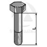 Boulon à tête hexagonale M10 sans écrou - AG008923