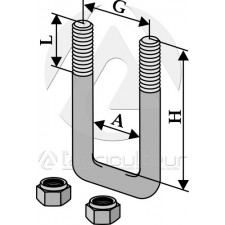 Boulon étrier - M16 x 2 - AG004534