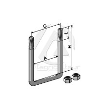 Boulon étrier - M10x1,5 - AG004538