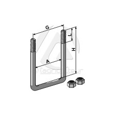 Boulon étrier - M10x1,5 - AG004547