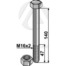 Boulon avec écrou à freinage interne - AG004551