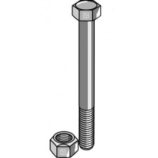 Boulon avec écrou à freinage interne - AG004551