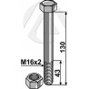 Boulon avec écrou à freinage interne - AG004552