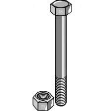 Boulon avec écrou à freinage interne - AG004552