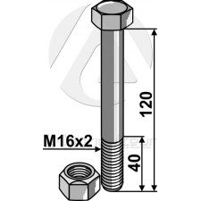 Boulon avec écrou à freinage interne - AG004553