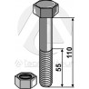 Boulon M20x2,5 - 8.8 - AG004556