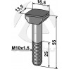 Boulon à tête rectangulaire - AG008720