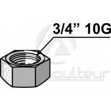 Écrou 3/4 10G - AG003012