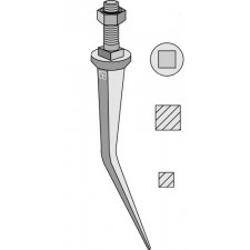 Dents de herse coniques en acier au bore, modéle Rau - AG002825