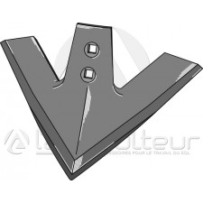 Soc triangulaire, modèle laminé - Kockerling Quadro-Triomix - 506013