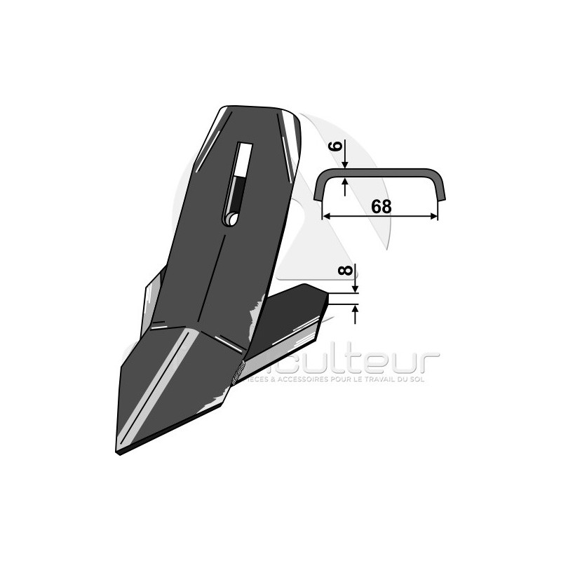 Soc à échange rapide - 180mm - AG004630